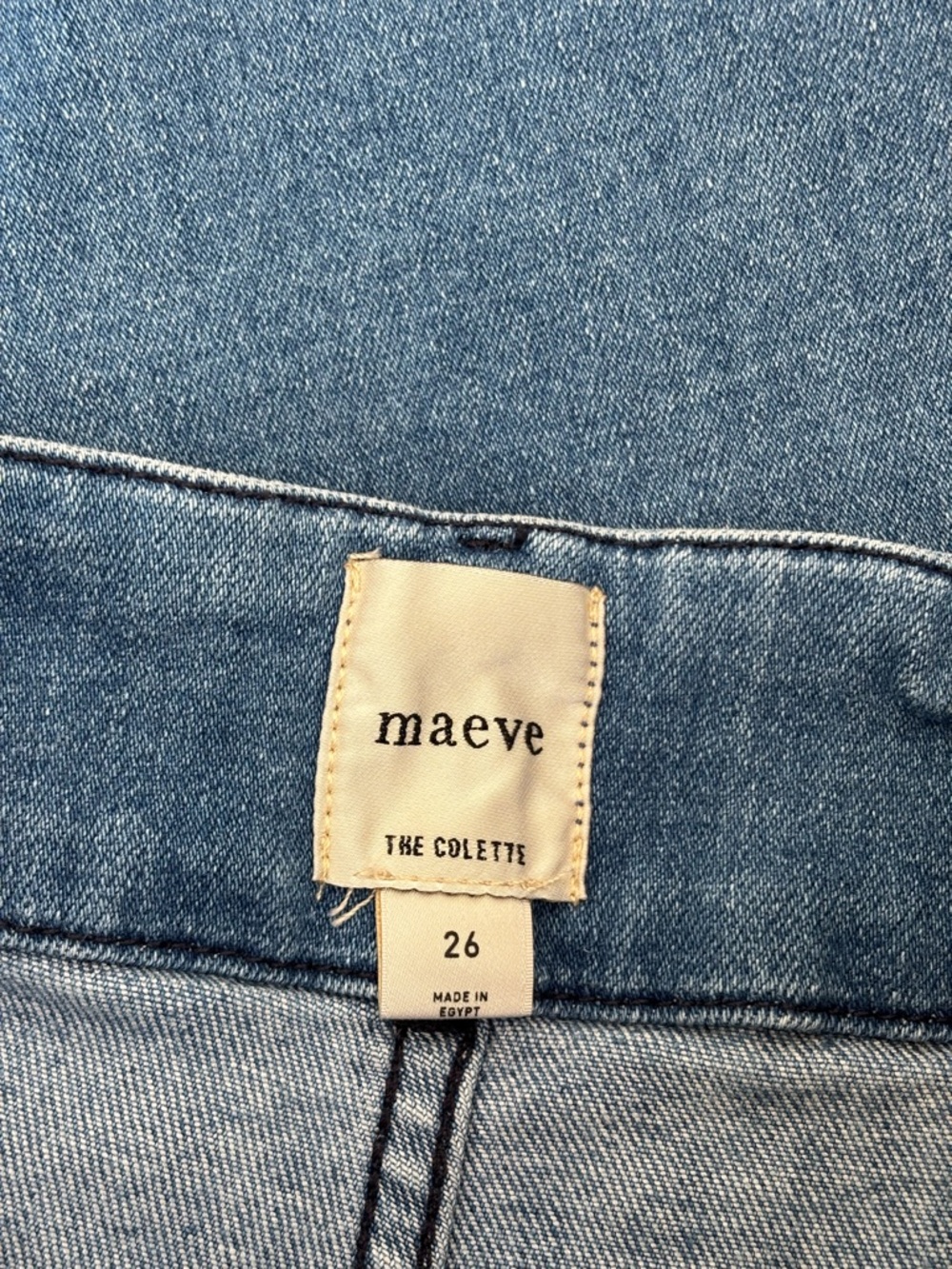 Anthropologie Maeve The Colette Crop High-Rise Wide-Leg Jeans Size 26 - Picture 10 of 13